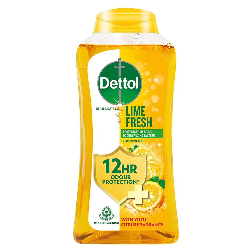 Dettol Lime Fresh Body Wash and Shower Gel for Women and Men, 250ml | Soap-Free Bodywash | 12h Odour Protection - Buy on Amazon