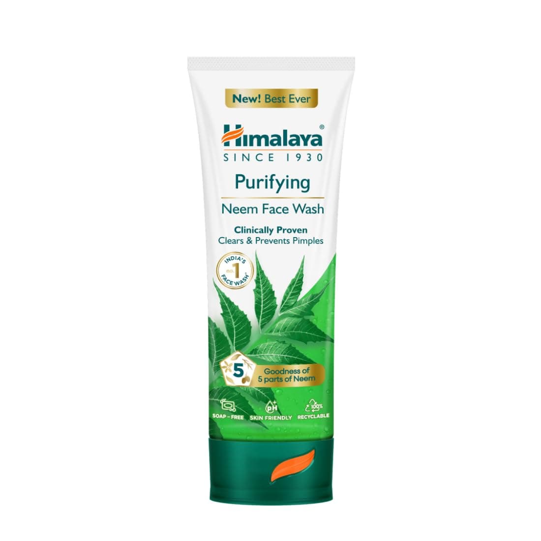Himalaya Purifying Neem Face Wash|Clinically proven to fight against acne and pimples|Gently cleanses|100% naturally derived Neem|Works from 1st wash|For both men and women|100 ml - Buy on Amazon