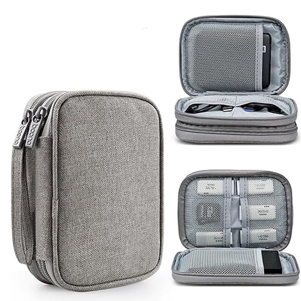 ZORBES SSD Hard Drive Case, 2.5 Inch SSD, 2-Slot Double Layer, Grey - Buy on Amazon